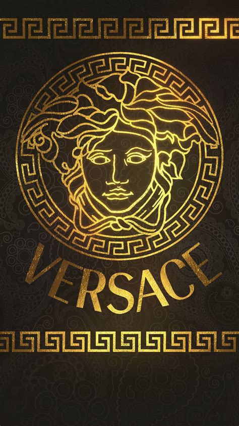 versace logo band|Versace logo background.